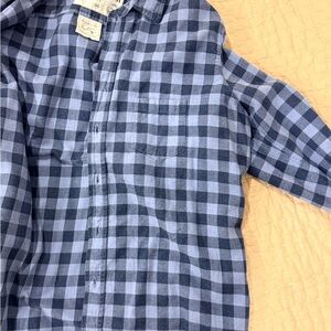 Frank & Eileen “Eileen” Navy and Light Blue Plaid flannel button up Shirt